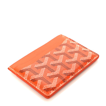Goyard Goyardine Saint Sulpice Card Holder Orange 4 of 9