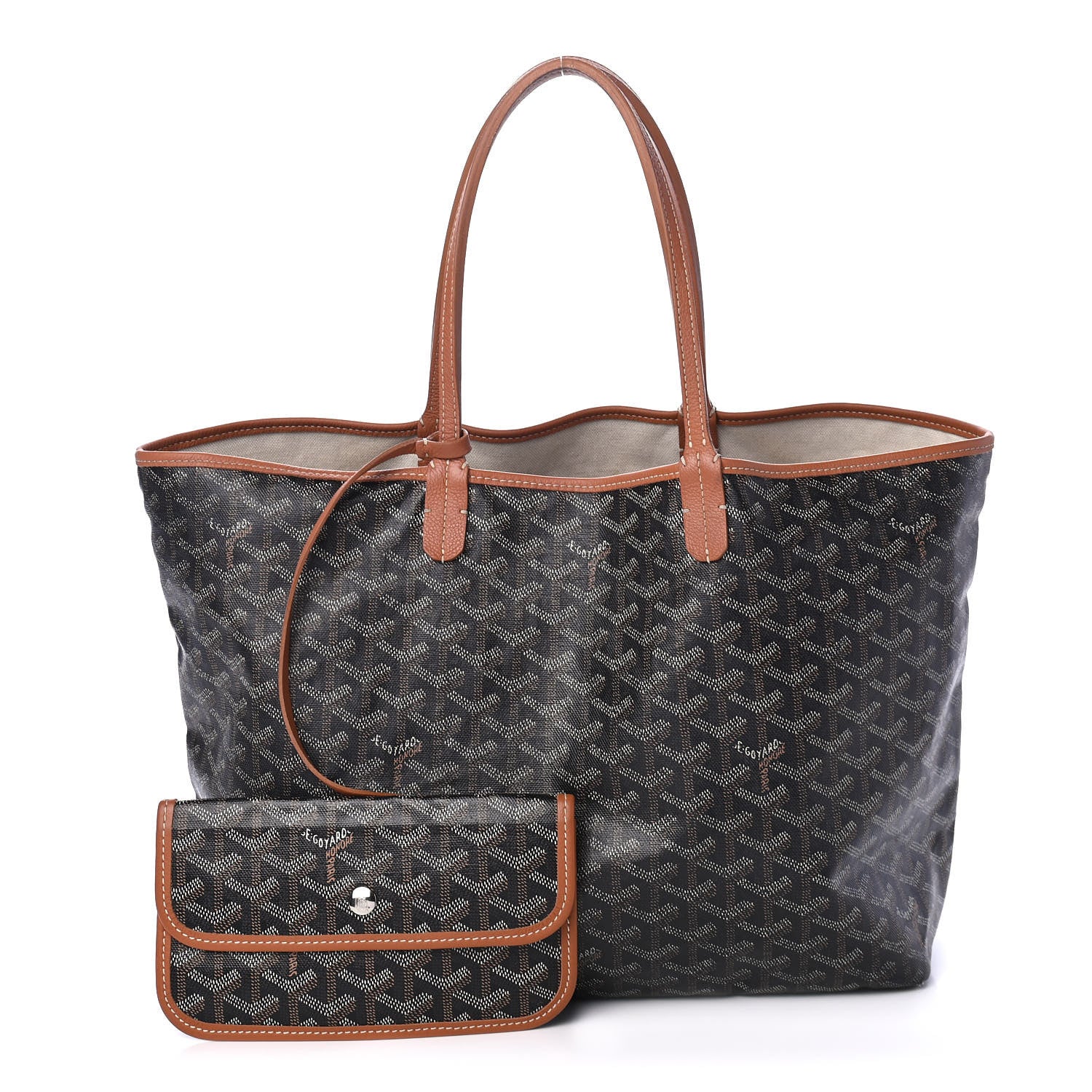 Goyard Goyardine Saint Louis PM Black Gold 1 of 5