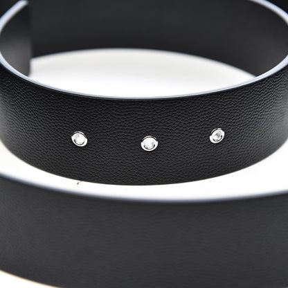 Chanel Caviar CC Logo Belt 110 Black 4 of 9