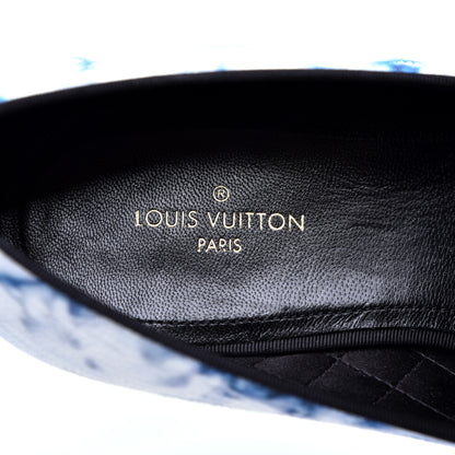 Louis Vuitton Monogram Denim Tie Dye Mens Auteuil Slippers 8 Navy Blue 7 of 8