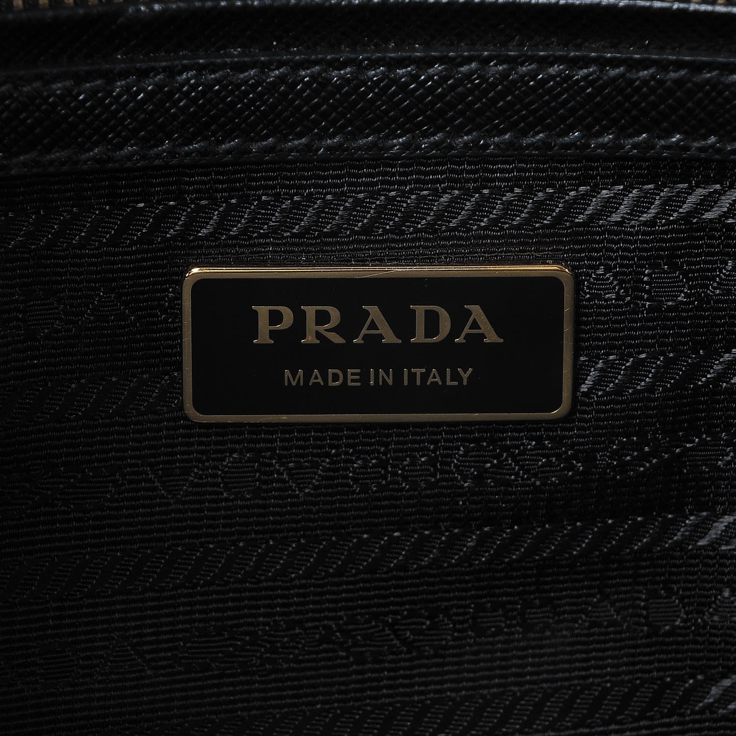 Prada Saffiano Mini Galleria Double Zip Tote Black 8 of 11