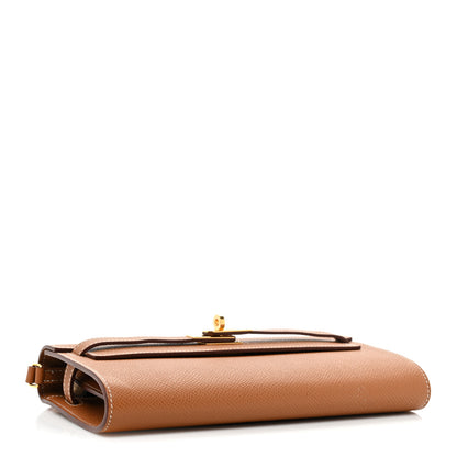Hermes Epsom Kelly Wallet To Go Gold 4 of 10