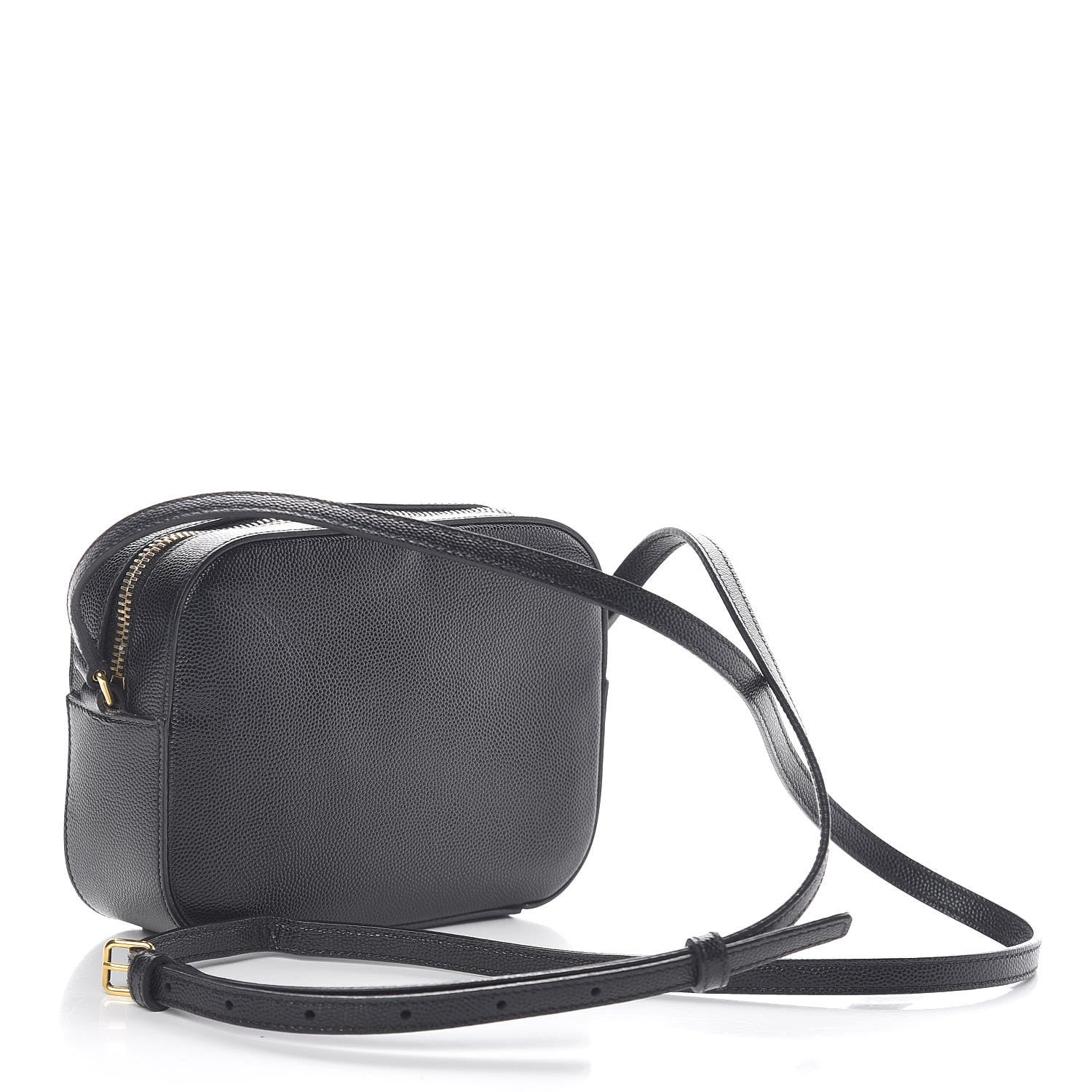 Saint Laurent Grain De Poudre Small Classic Monogram Camera Bag Black 3 of 12