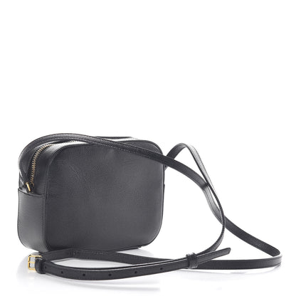 Saint Laurent Grain De Poudre Small Classic Monogram Camera Bag Black 3 of 12