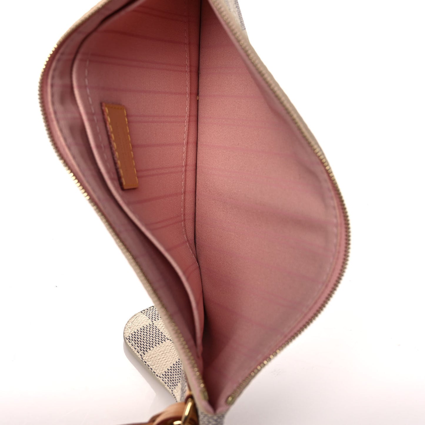 Damier Azur Neverfull MM GM Pochette Rose Ballerine
