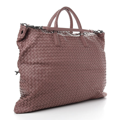 Bottega Veneta Nappa Intrecciato Maxi Convertible Tote Violet 3 of 8