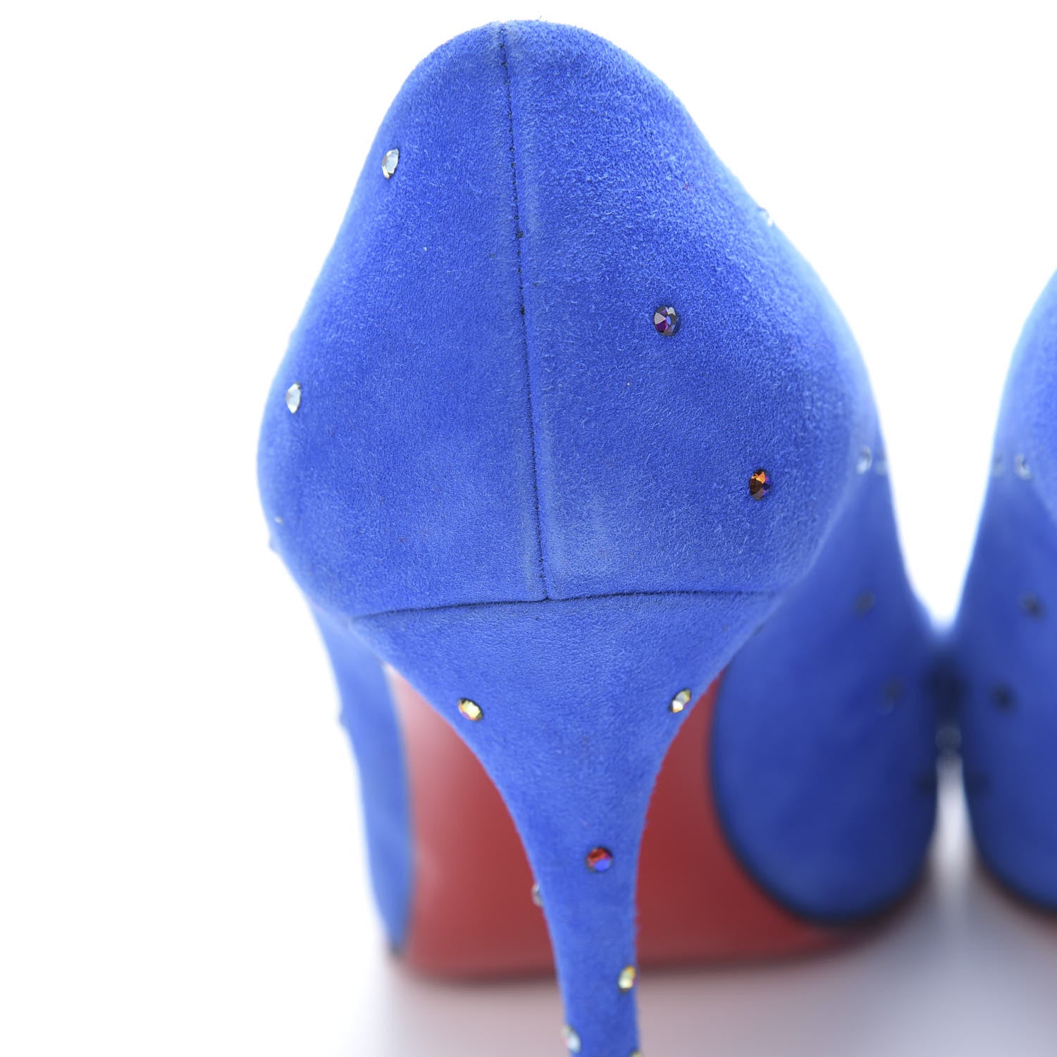 Christian Louboutin Suede Degrastrasss 100 Pumps 36.5 Version Electric 10 of 12