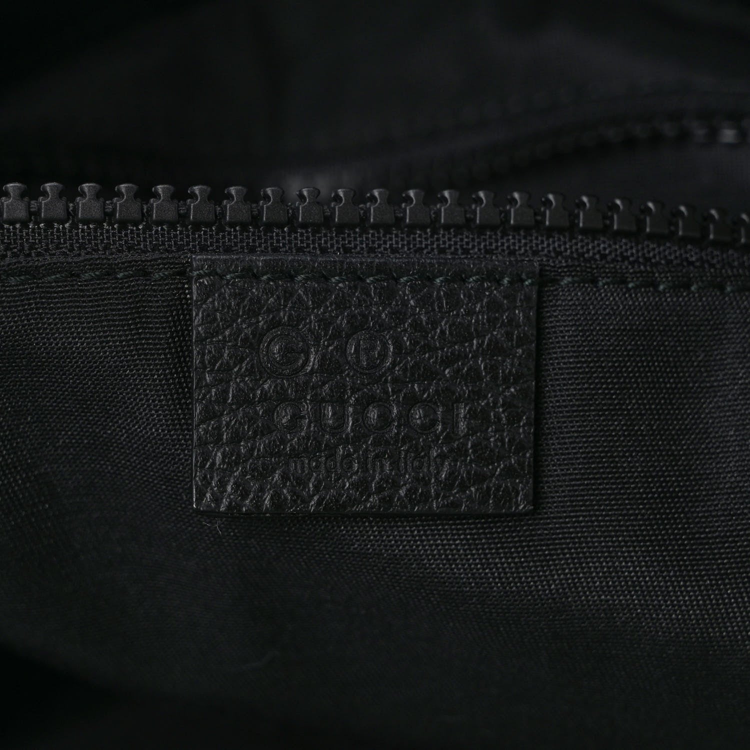 Gucci Nylon Monogram Tote Black 6 of 9