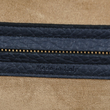 Celine Bullhide Calfskin Medium Phantom Luggage Navy Blue 7 of 9