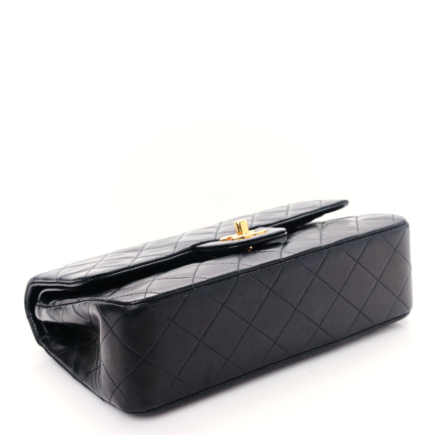 Chanel Lambskin Quilted Small Double Flap Black 4 of 10