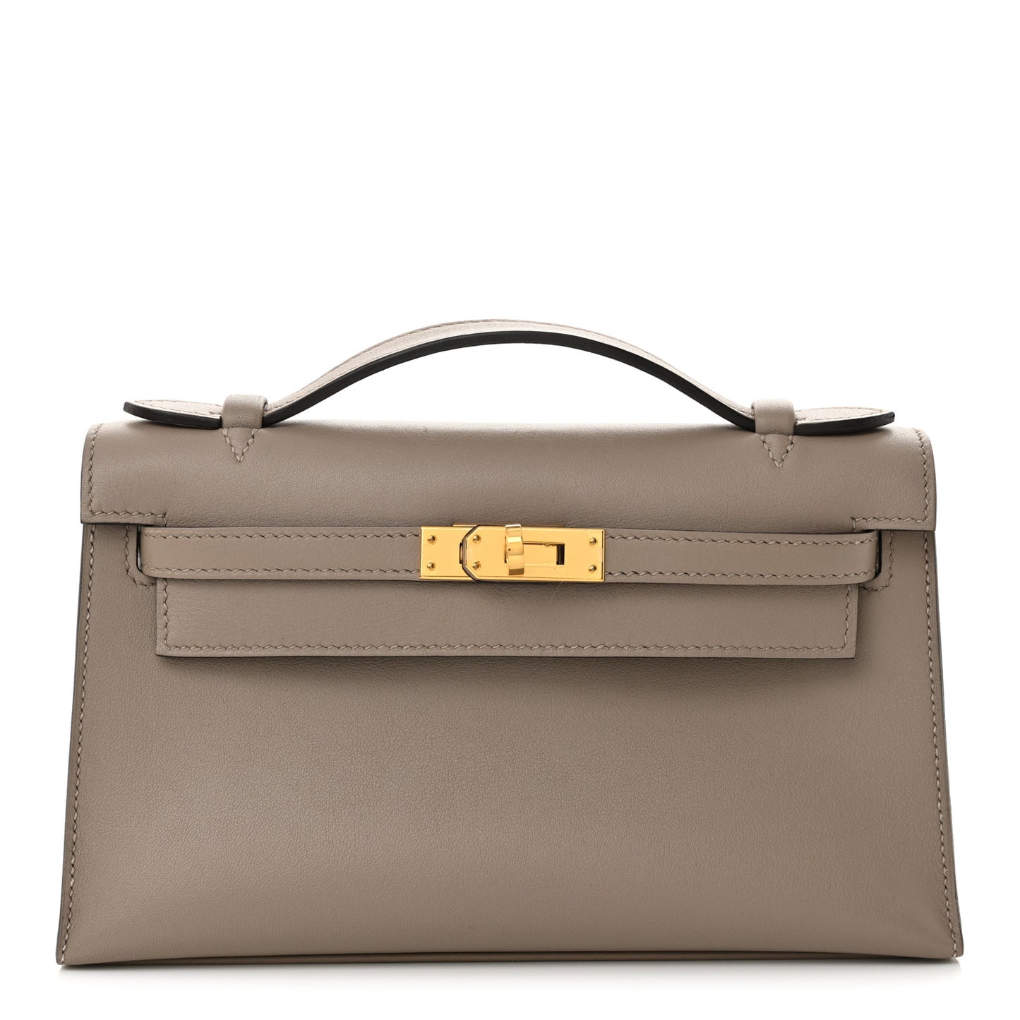 Swift Kelly Pochette Clutch Gris Asphalte