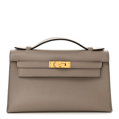 Hermes Swift Kelly Pochette Clutch Gris Asphalte 1 of 12