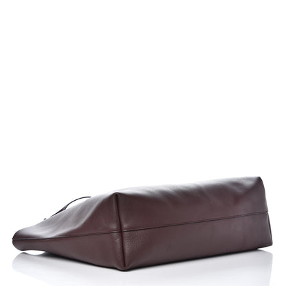 Saint Laurent Calfskin Large Shopping Tote Bordeaux 5 of 12
