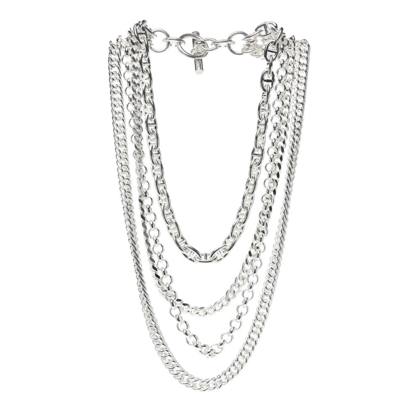 Sterling Silver Chaine d'Ancre Etcaetera Necklace