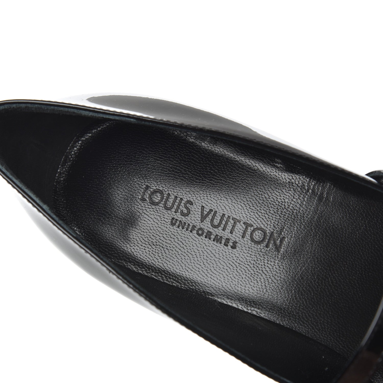 Louis Vuitton Patent Uniformes Silhouette 40mm Pumps 36.5 Black 6 of 9