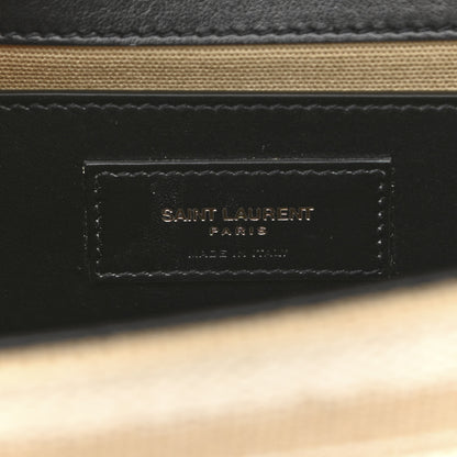Saint Laurent Berber Canvas Striped Medium Classic Monogram Kate Satchel 6 of 10