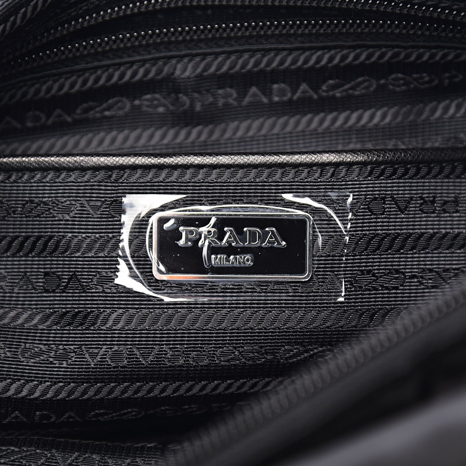 Prada Nylon Vela Sport Messenger Bag Black 6 of 10