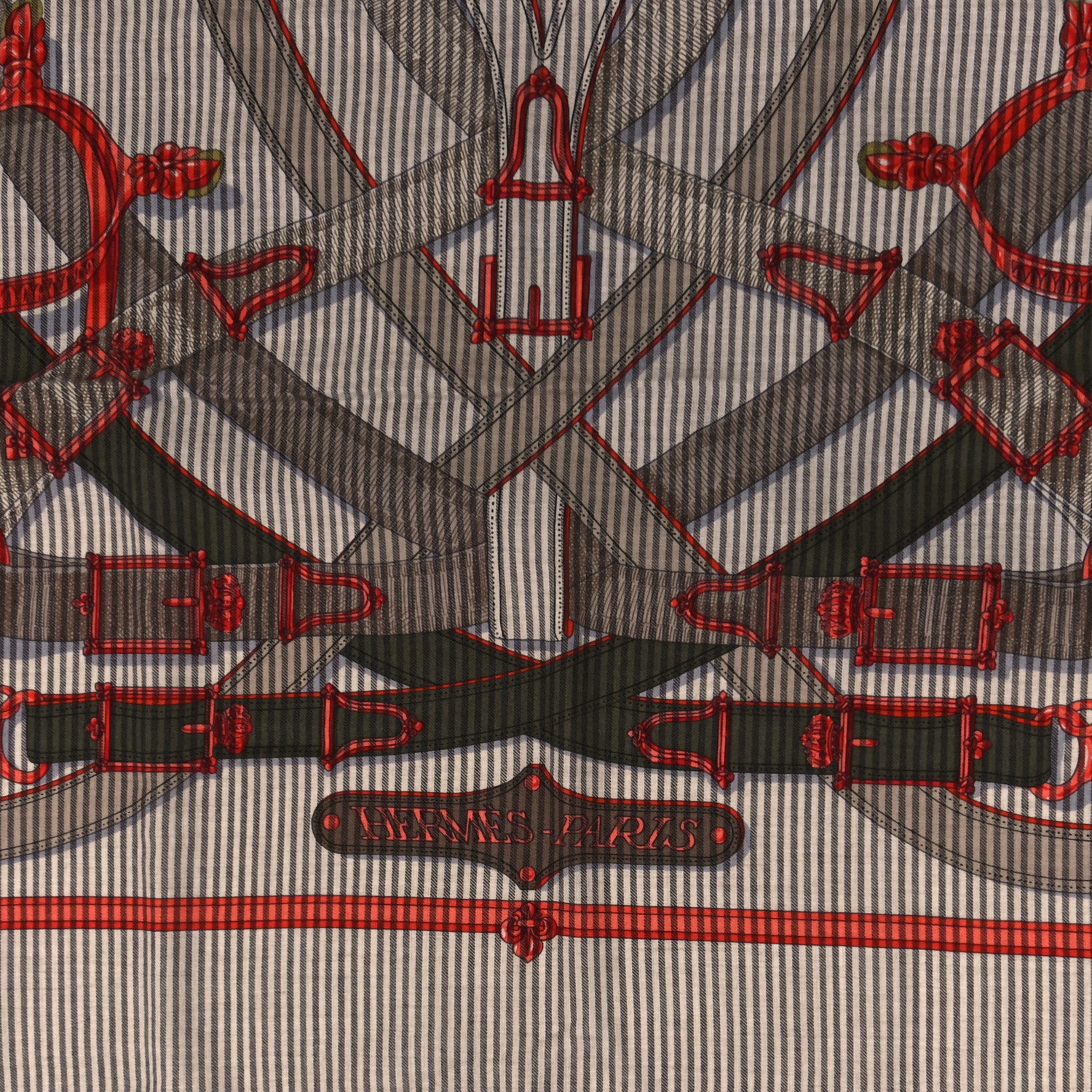 Hermes Cashmere Silk Cavalcadour Shawl 140 2 of 3