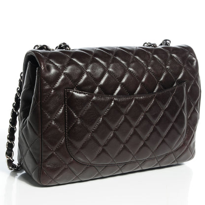 Chanel Lambskin Jumbo Single Flap Brown 3 of 9