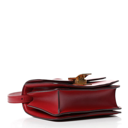 Celine Smooth Calfskin Small Classic Box Flap Bag Red 3 of 4