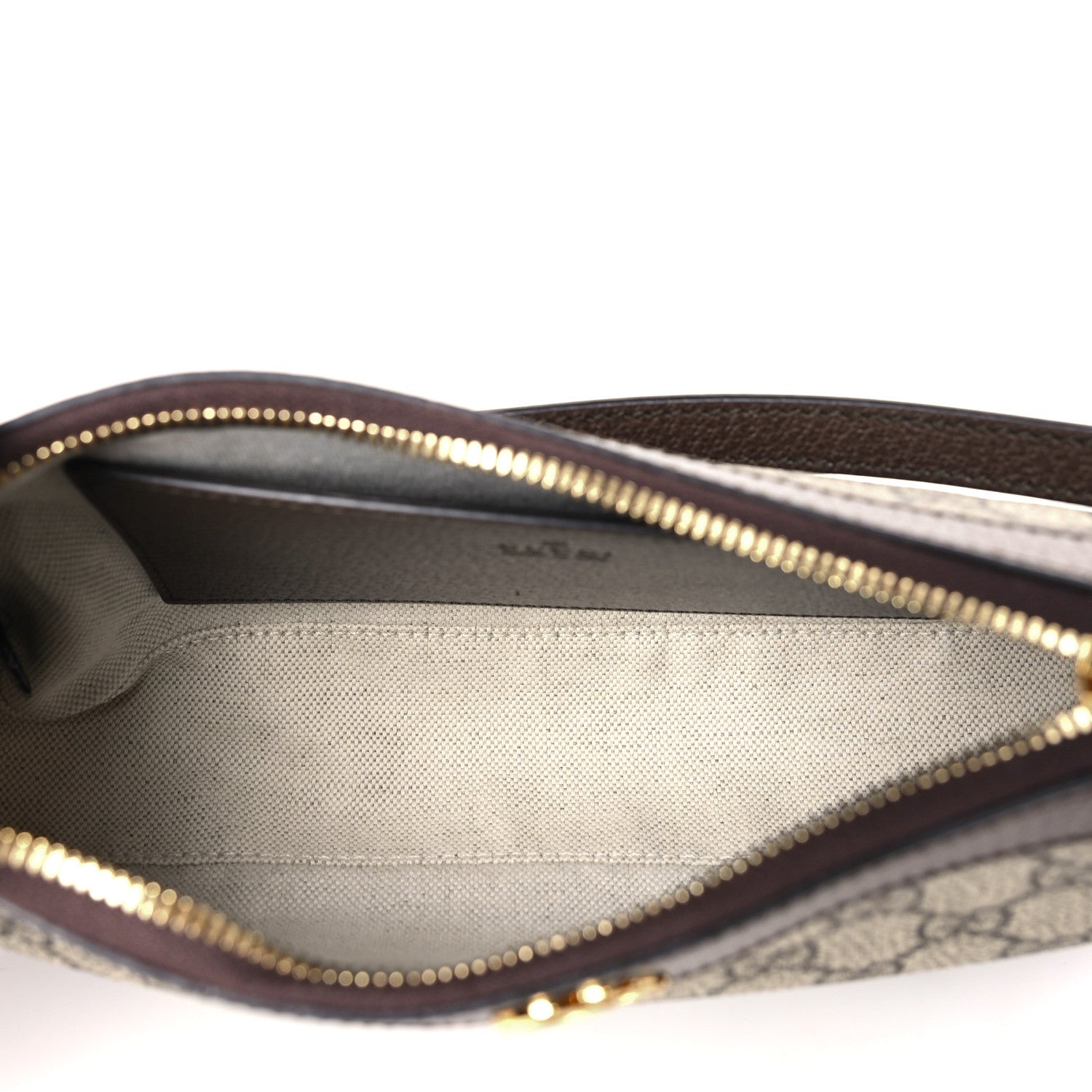 Gucci GG Supreme Monogram Textured Dollar Calfskin Small Ophidia Hobo Beige Ebony New Acero 5 of 10