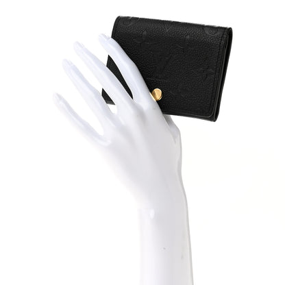 Louis Vuitton Empreinte Business Card Holder Black 2 of 9