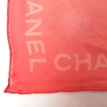 Chanel Silk CC Logo Scarf Red/Black 3 of 4