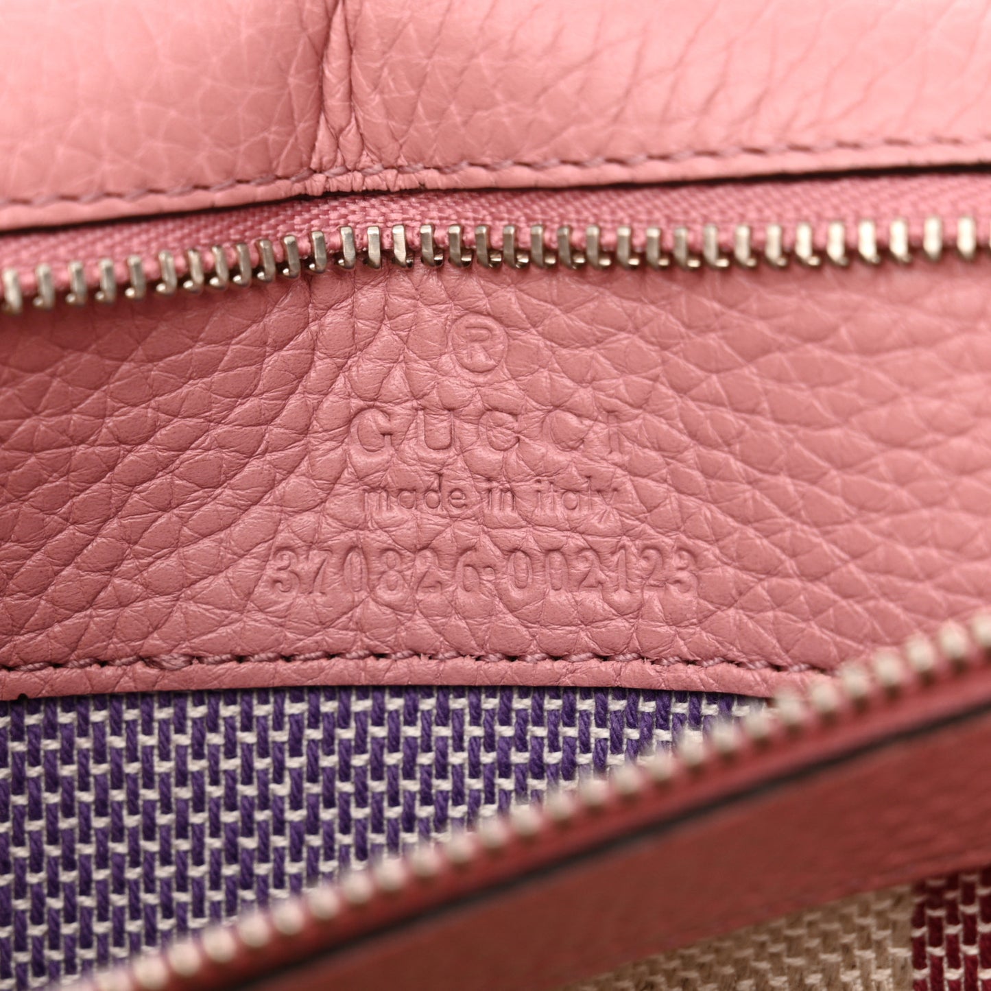 Cellarius Calfskin Medium Bamboo Daily Flap Shoulder Bag Carmine Rose