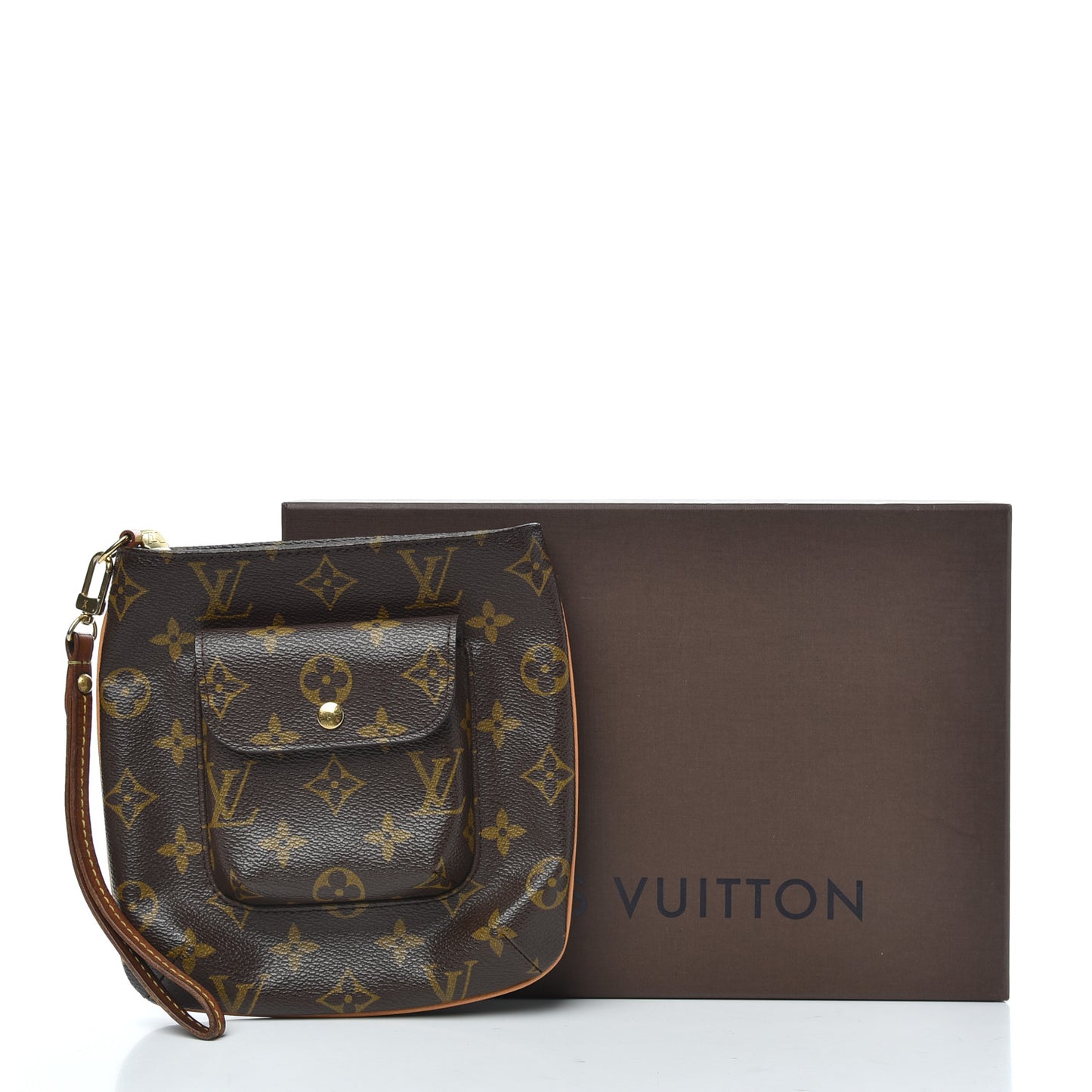 Monogram Partition Wristlet