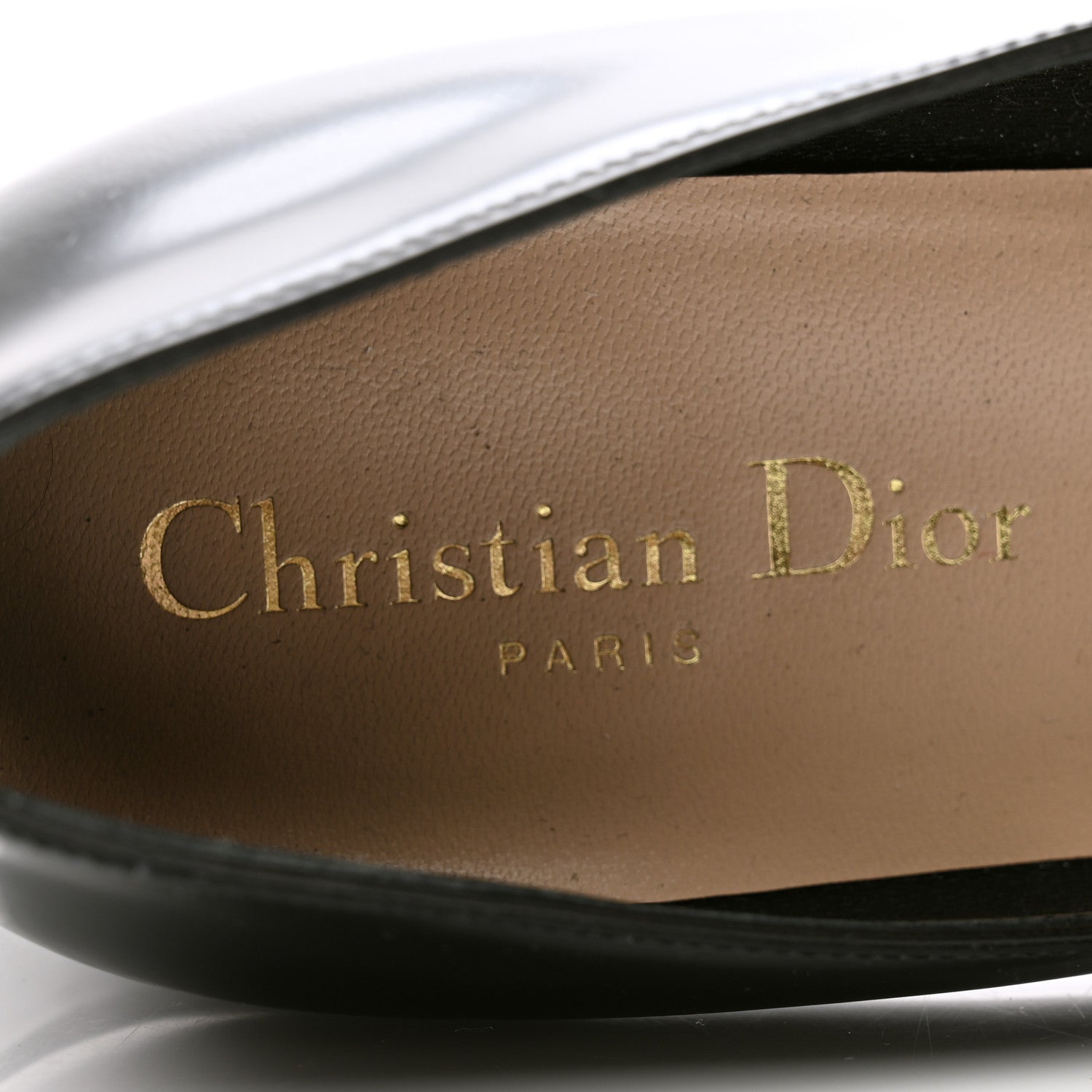 Christian Dior Brushed Calfskin Uniform 30mm Pumps 39 Black 6 of 8
