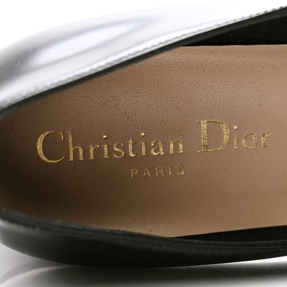 Christian Dior Brushed Calfskin Uniform 30mm Pumps 39 Black 6 of 8