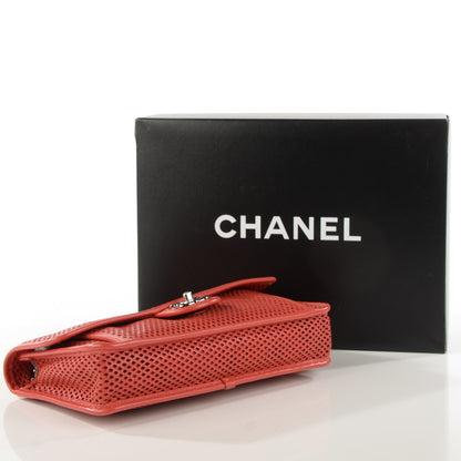 Chanel Perforated Calfskin Up In The Air Flap Red 4 of 9