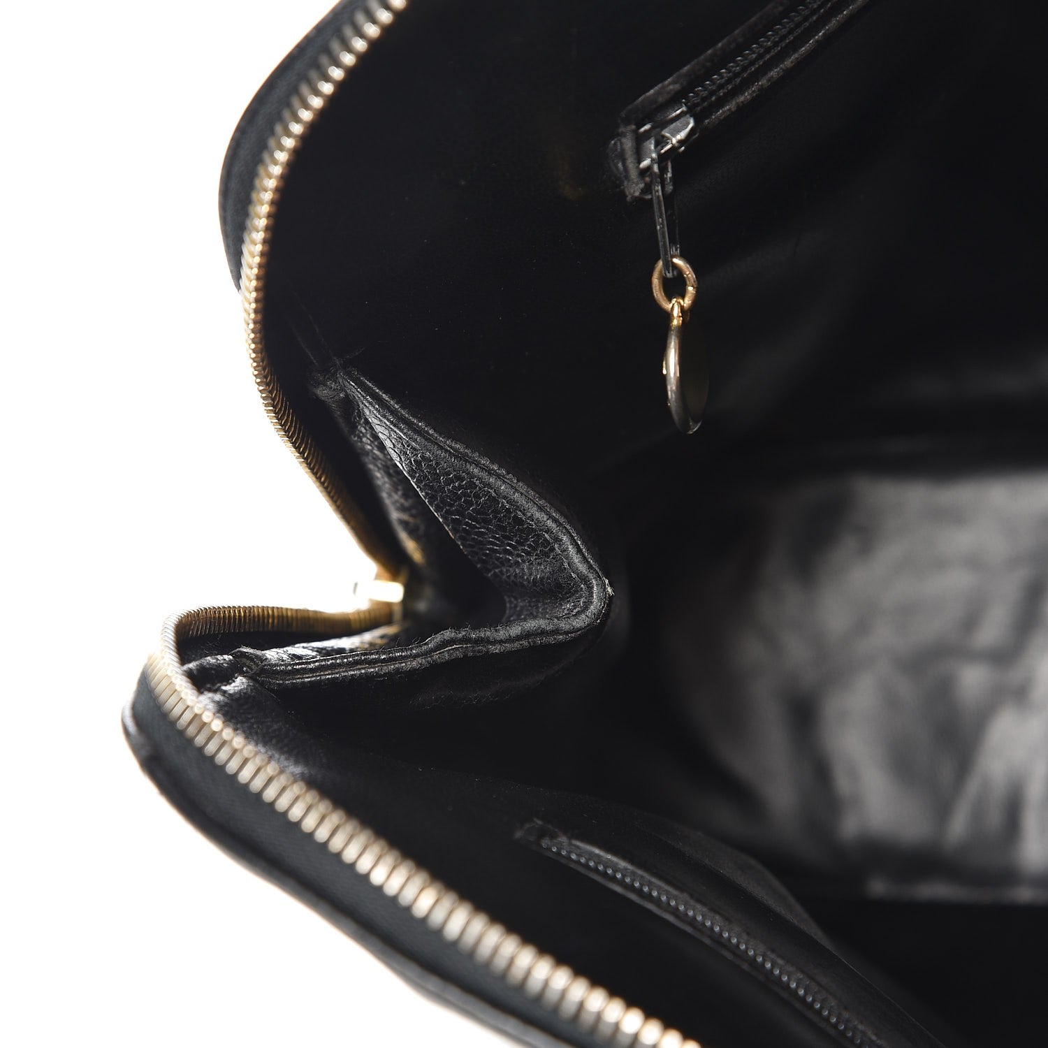 Chanel Caviar Large CC Shoulder Bag Black 19 of 20