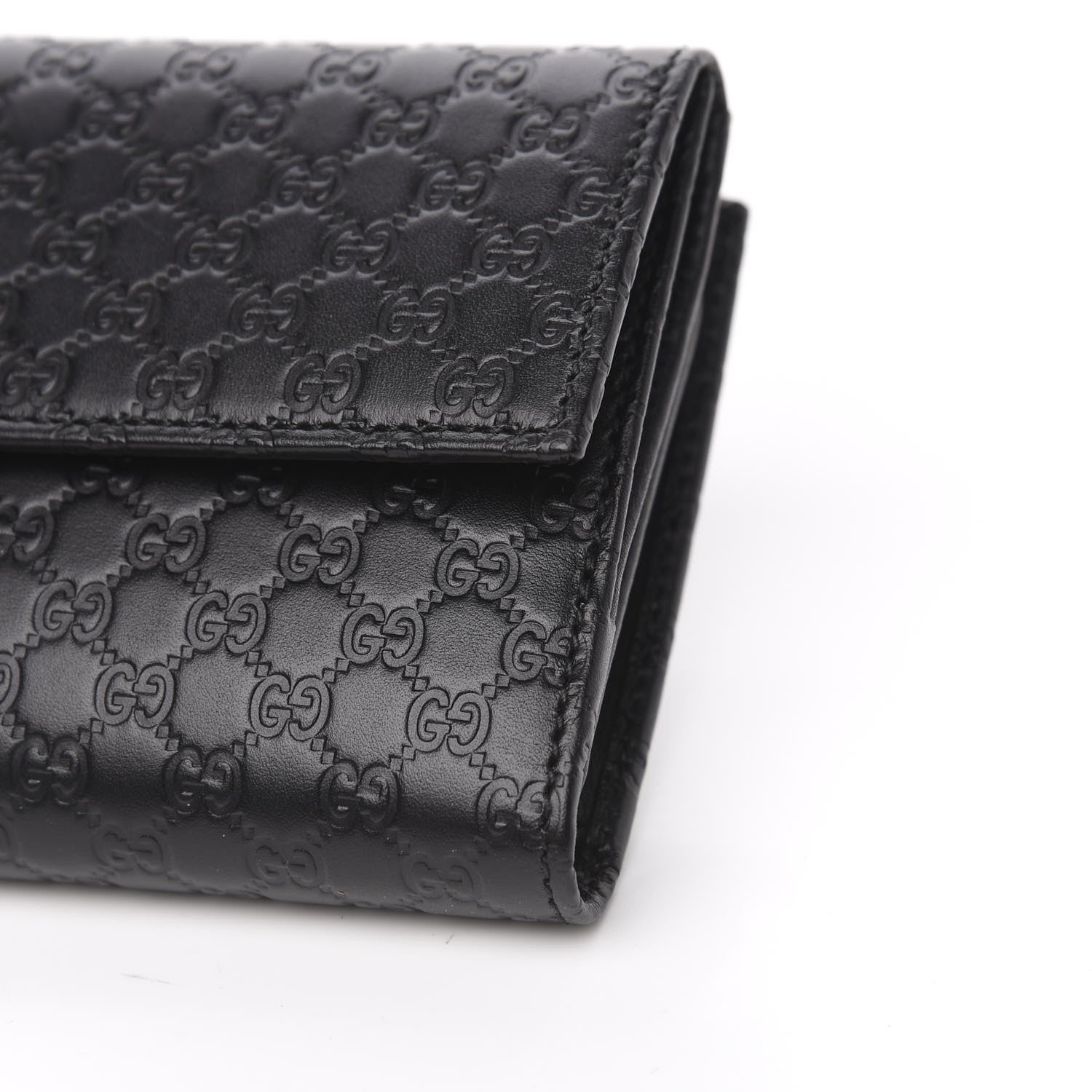 Gucci Microguccissima Continental Flap Wallet Black 8 of 9