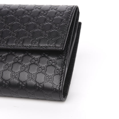 Gucci Microguccissima Continental Flap Wallet Black 8 of 9