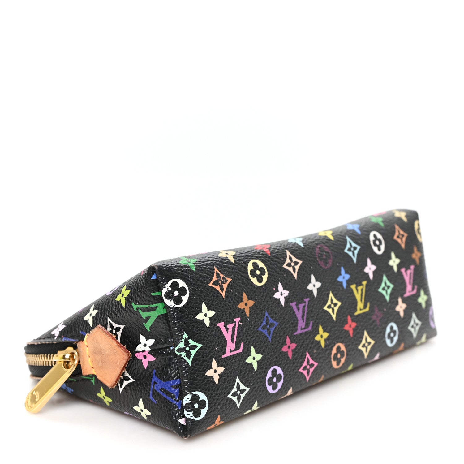Louis Vuitton Monogram Multicolor Cosmetic Pouch Black Grenade 4 of 7