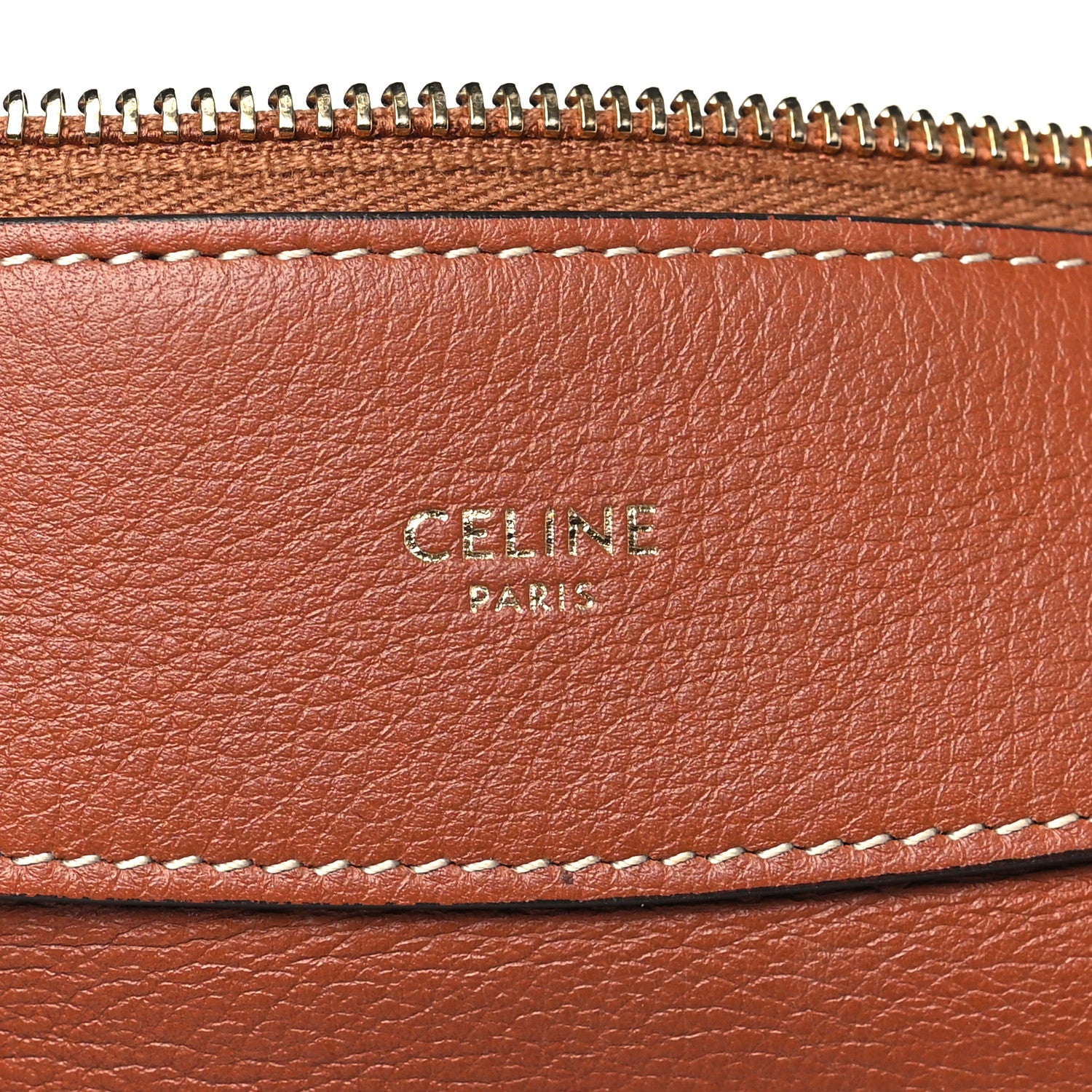 Celine Supple Calfskin Medium Romy Shoulder Bag Tan 5 of 11