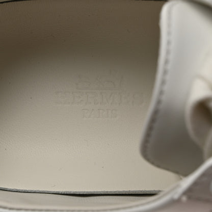 Hermes Calfskin Deep Sneakers 35 White 7 of 10