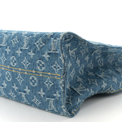 Louis Vuitton Monogram Denim Onthego MM Blue 9 of 9