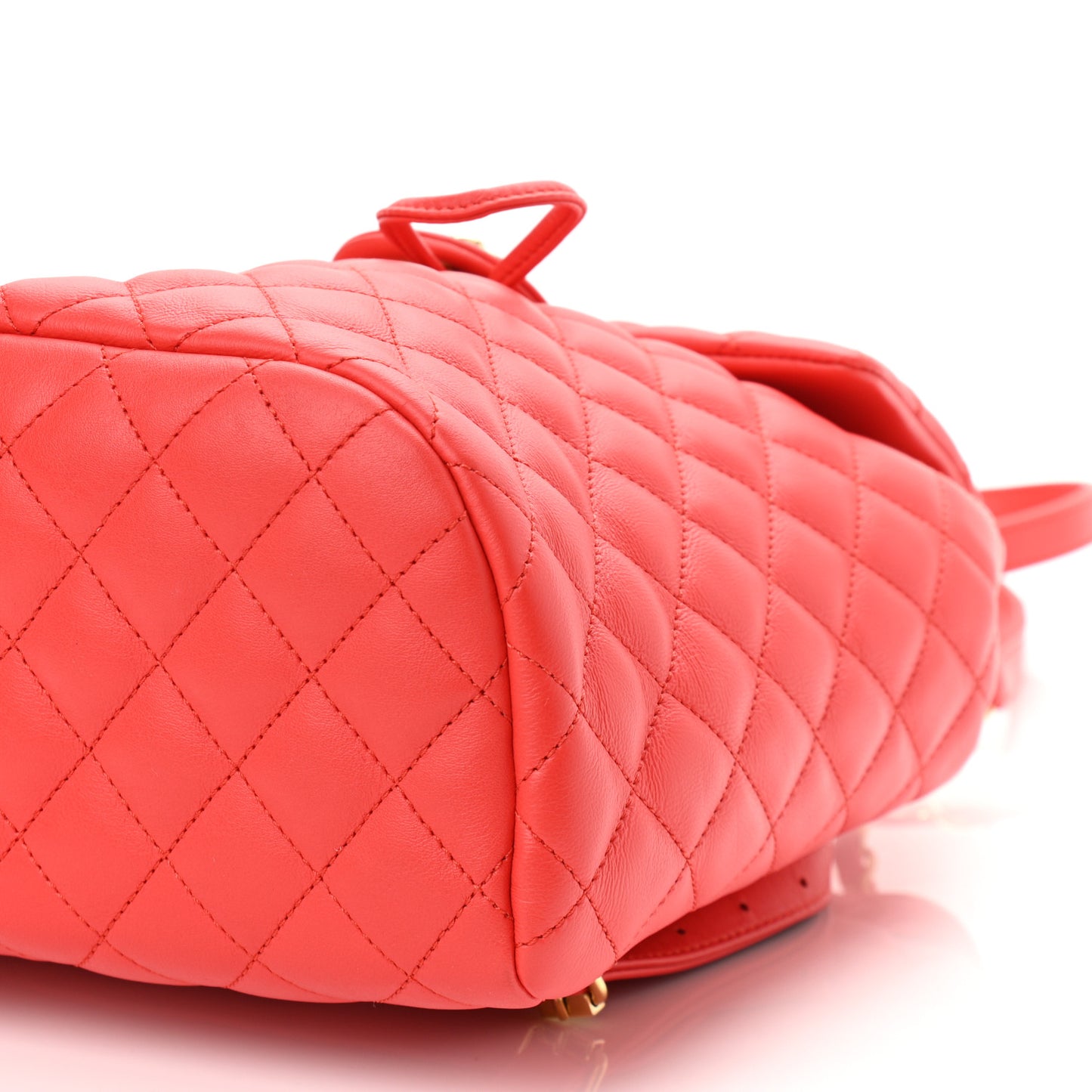 Lambskin Quilted Small Urban Spirit Backpack Red