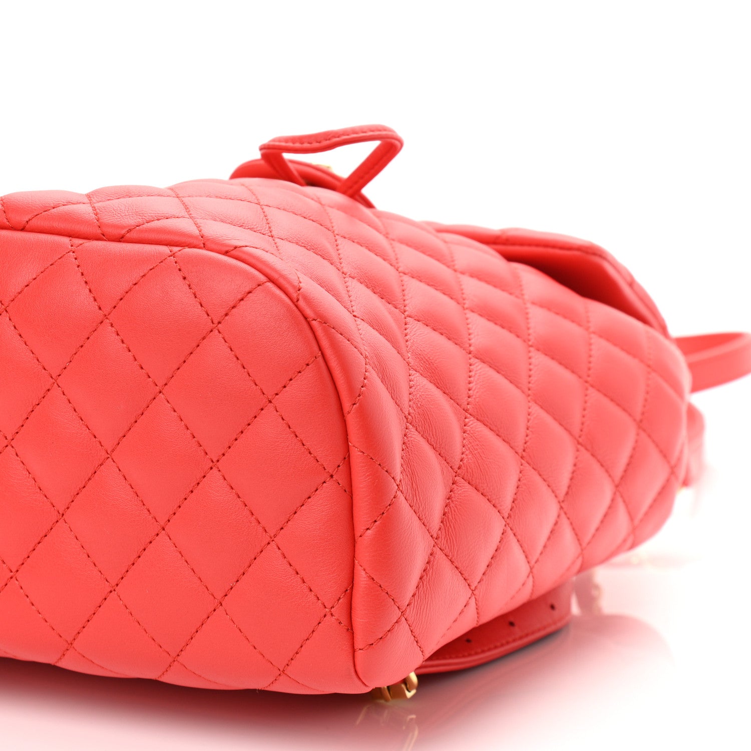 Chanel Lambskin Quilted Small Urban Spirit Backpack Red 10 of 11