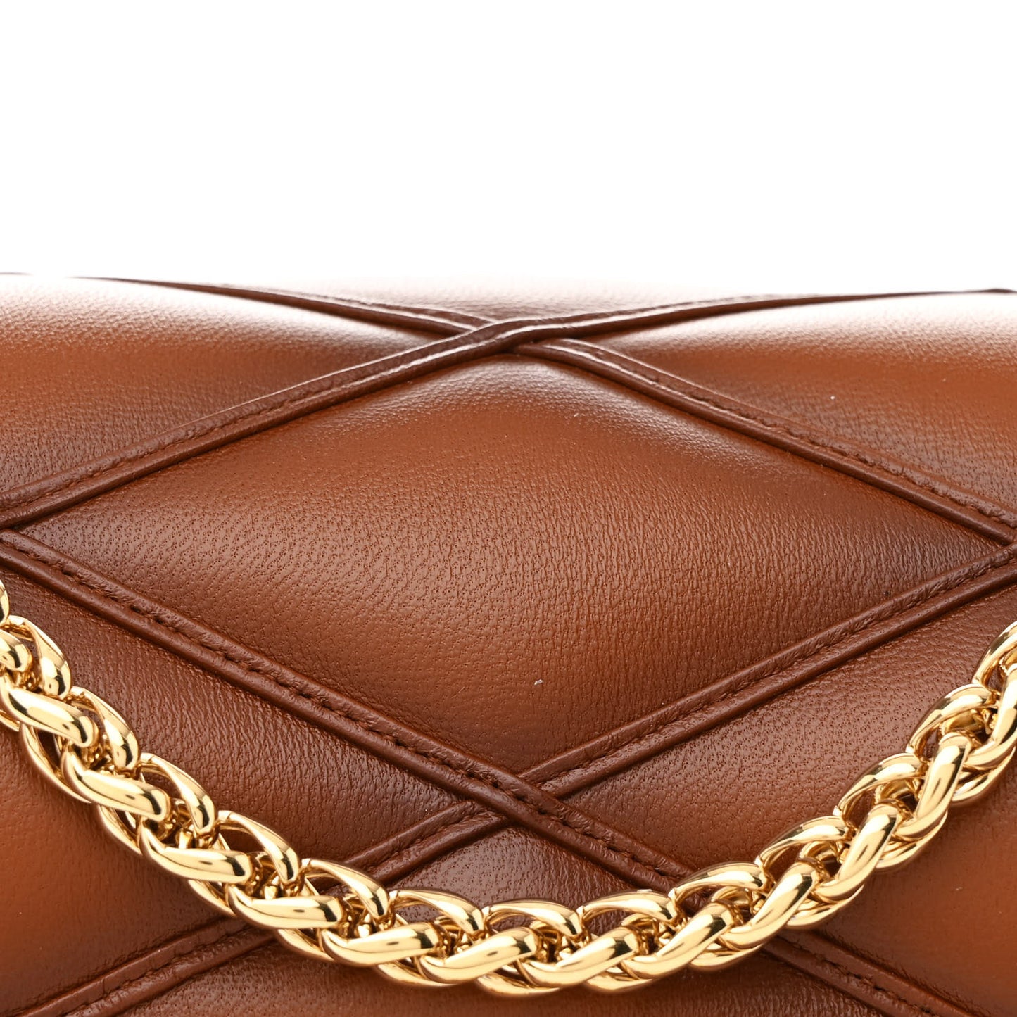 Lambskin Malletage Top Handle GO-14 MM Toast Tan