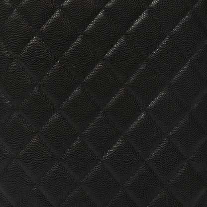 Chanel Caviar Quilted Zip Around Notebook Agenda Cover Black 9 of 12