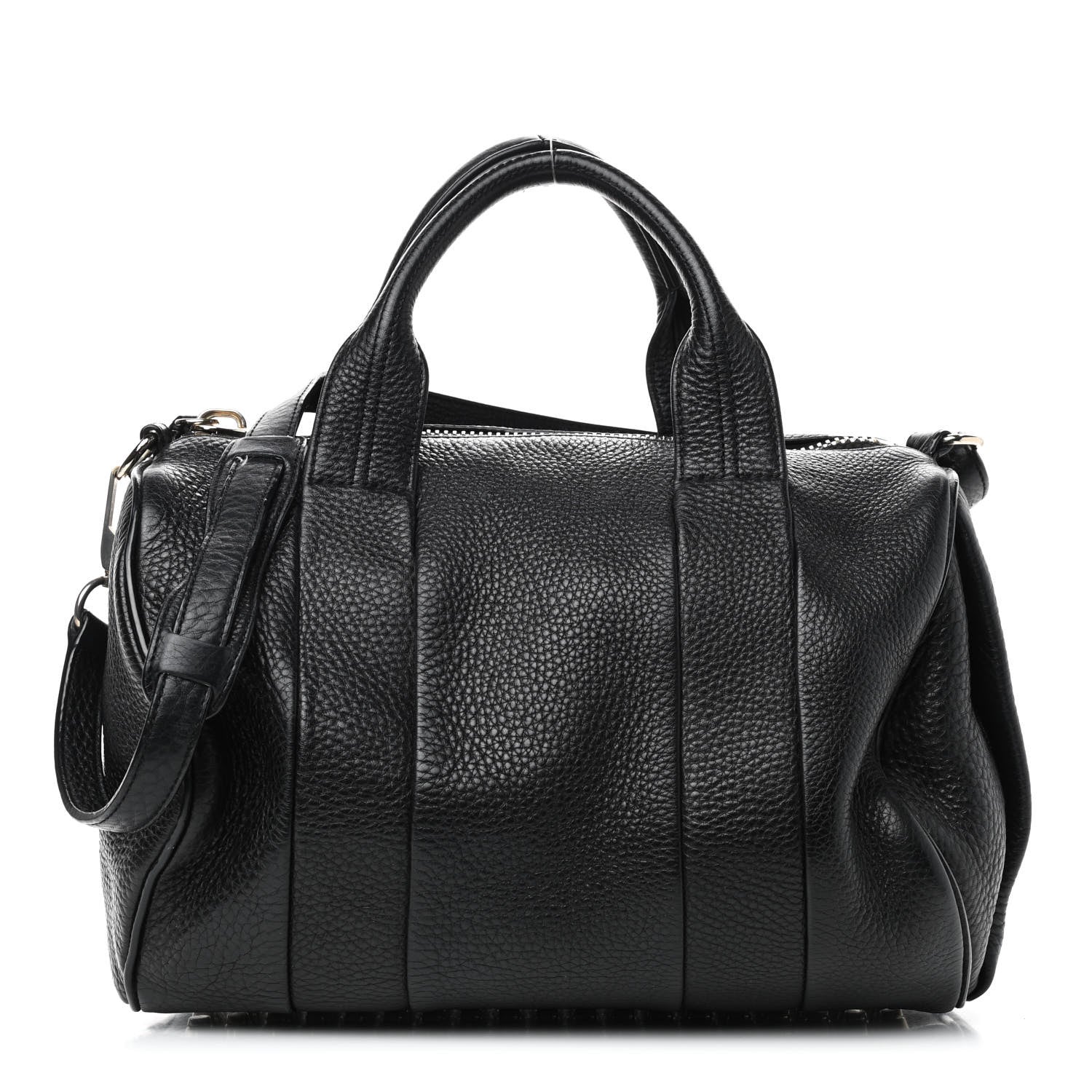 Alexander Wang Pebbled Lambskin Rockie Black Pale Gold Hardware 1 of 10