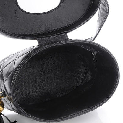 Chanel Lambskin Quilted Tassel Shoulder Bag Black 5 of 7