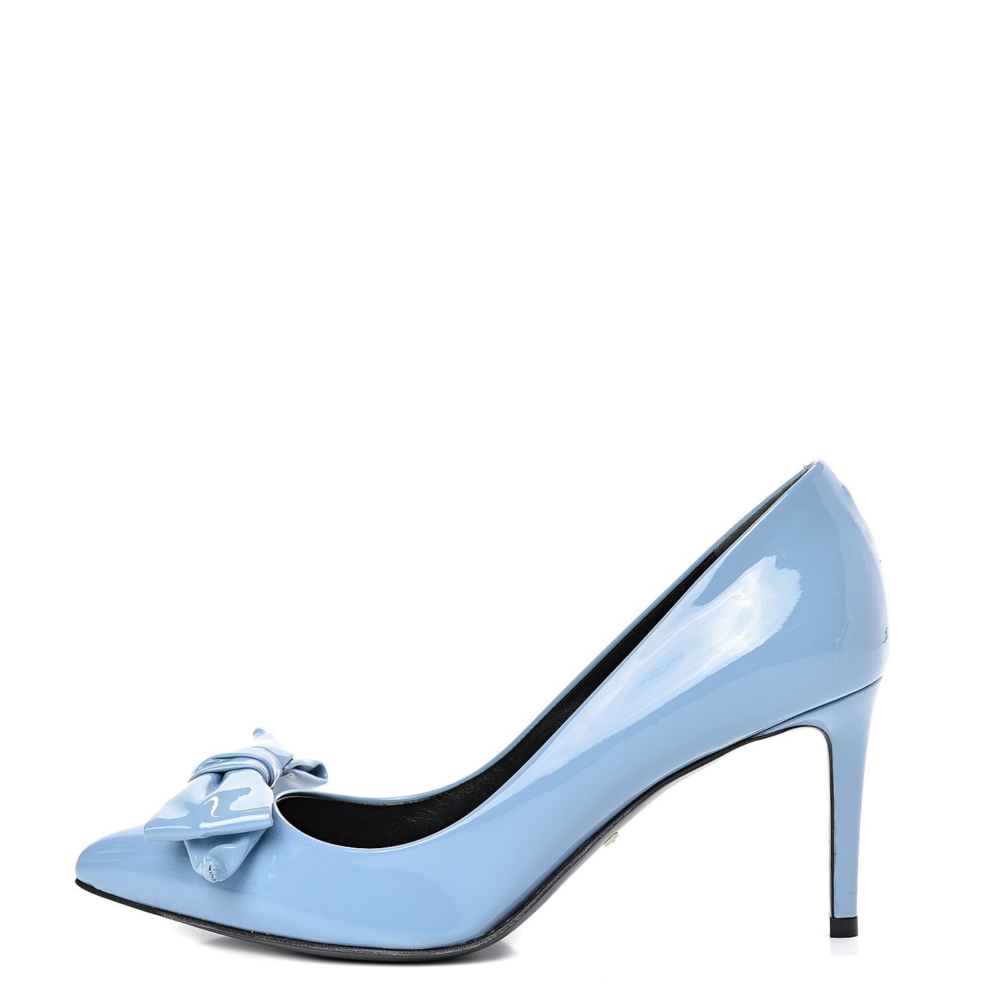 Vernice Bow Pumps 36.5 Light Blue