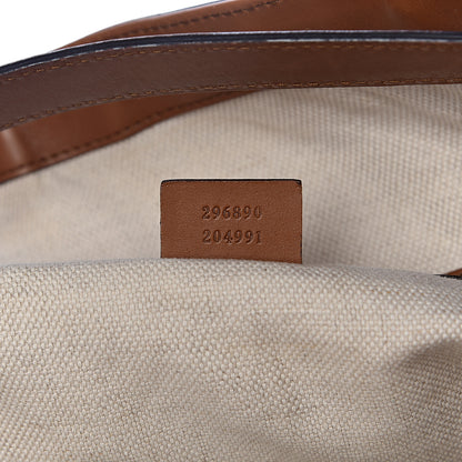 Gucci Monogram Medium Brick Lane Hobo Brown 8 of 12