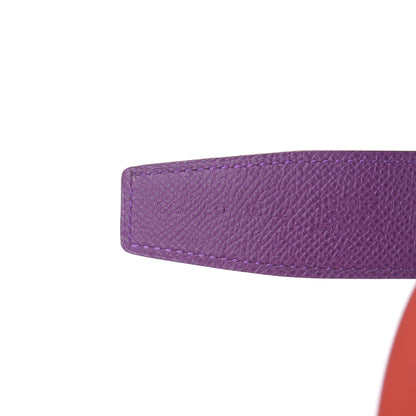 Hermes Epsom Constance H Belt 90 Anemone Capucine 4 of 7