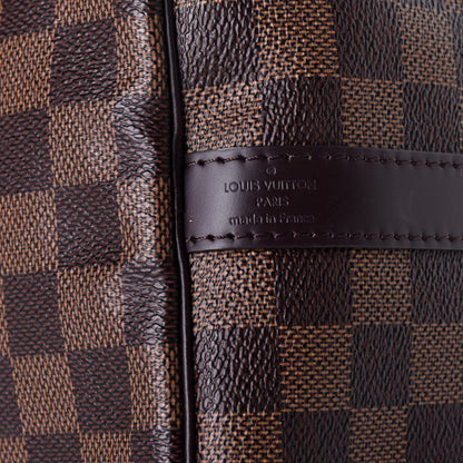 Louis Vuitton Damier Ebene Patches Speedy Bandouliere 30 7 of 12
