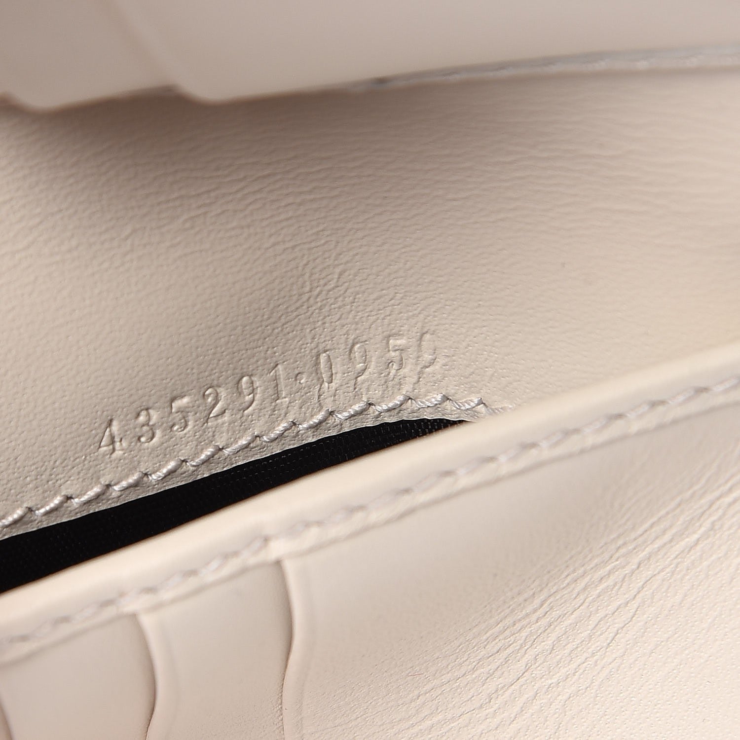 Gucci GG Supreme Monogram Grosgrain French Flap Wallet White 7 of 8